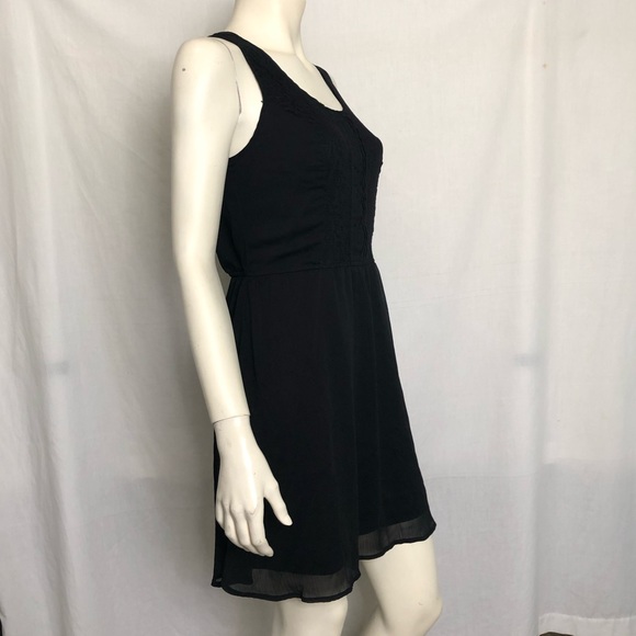 Target Xhilaration woman’s black midi dress size medium - Picture 3 of 16